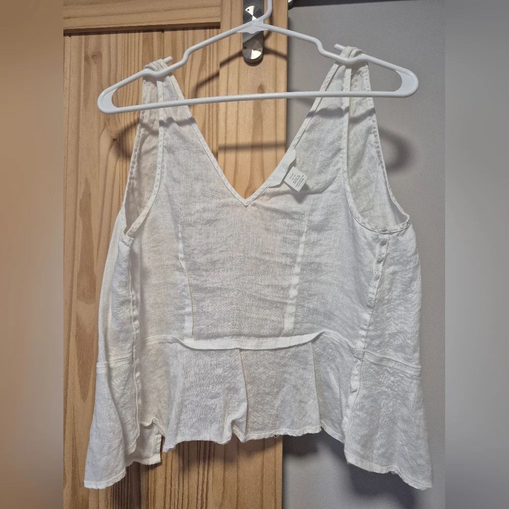 Linen Button-Up Top - Picture 12 of 13